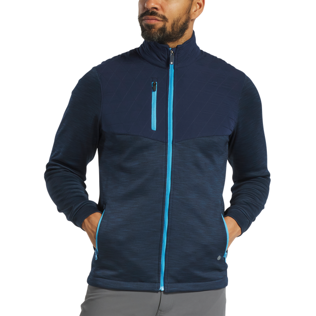 FootJoy Men's ThermoSeries Heather Brushed Back Mid-Layer