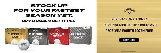 Callaway Chrome Personalized Golf Ball Promotion - Callaway