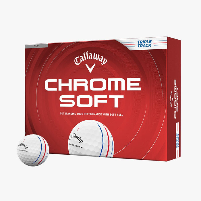Callaway Chrome Soft Triple Track Personalized Golf Balls - Callaway