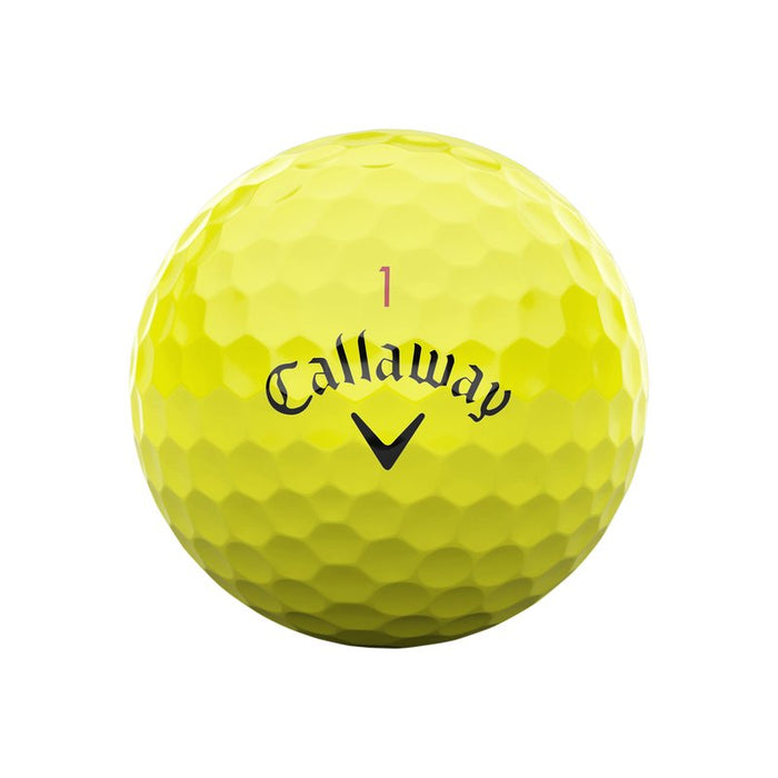 Callaway Chrome Soft Yellow Golf Balls - Callaway