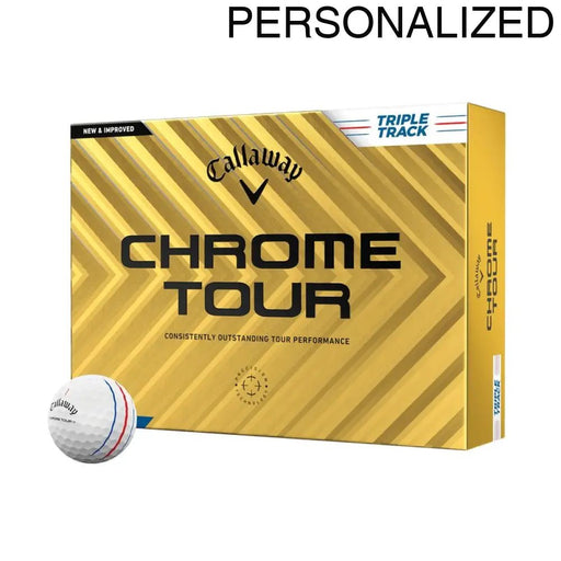 Callaway Chrome Tour Triple Track Personalized Golf Balls - Callaway