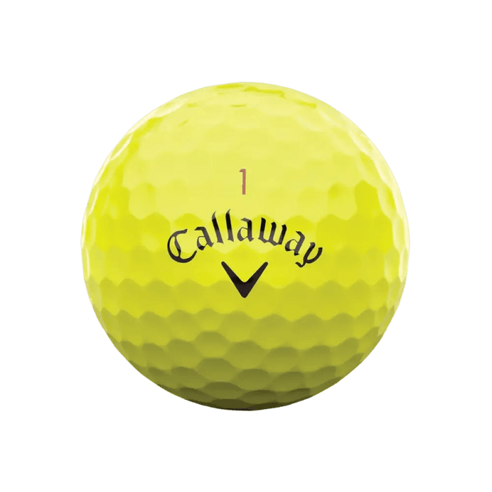 Callaway Chrome Tour X Yellow Logo Golf Balls - Callaway