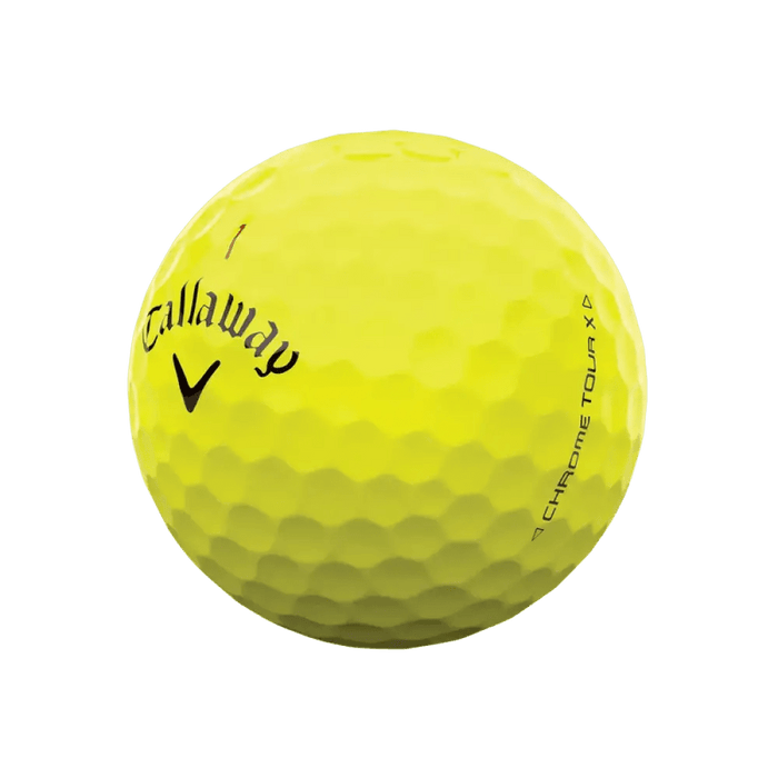 Callaway Chrome Tour X Yellow Logo Golf Balls - Callaway