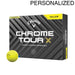Callaway Chrome Tour X Yellow Personalized Golf Balls - Callaway