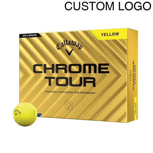Callaway Chrome Tour Yellow Logo Golf Balls - Callaway