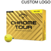 Callaway Chrome Tour Yellow Logo Golf Balls - Callaway