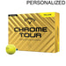 Callaway Chrome Tour Yellow Personalized Golf Balls - Callaway