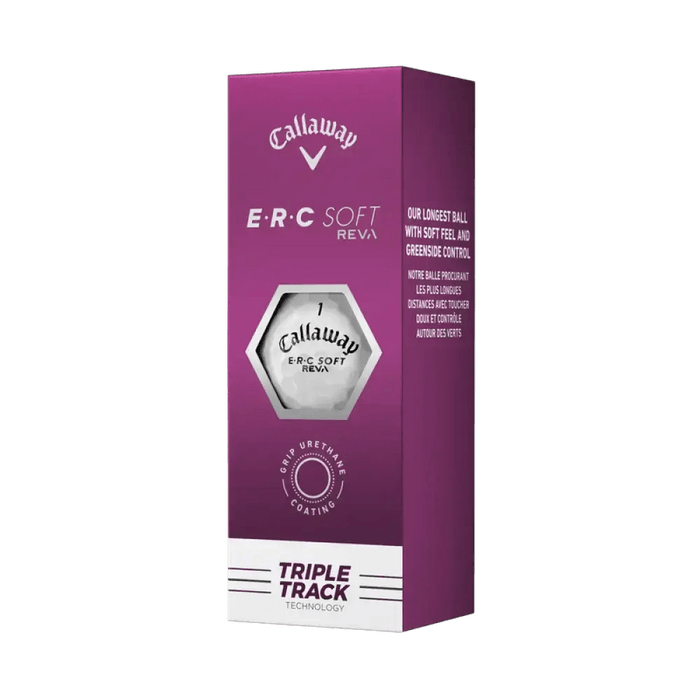 Callaway ERC Soft Reva Triple Track Logo Golf Balls 2023 - Callaway