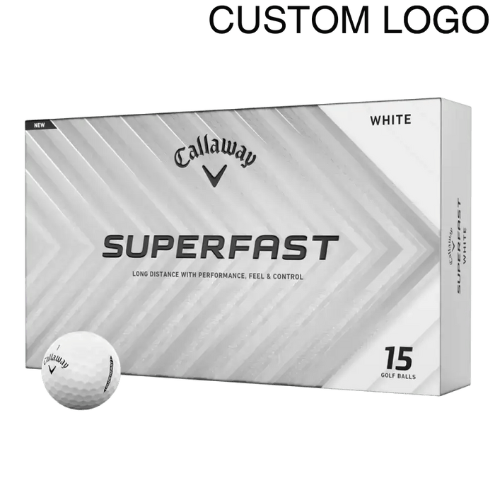 Callaway Superfast 15 - Pack Logo Golf Balls - Callaway