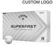 Callaway Superfast 15 - Pack Logo Golf Balls - Callaway
