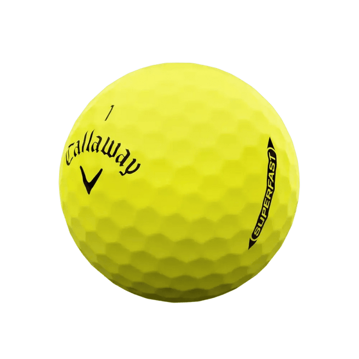Callaway Superfast Yellow 15 - Pack Logo Golf Balls - Callaway