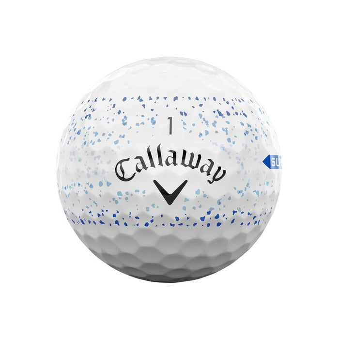 Callaway Supersoft Splatter 360 Blue Golf Balls - Callaway