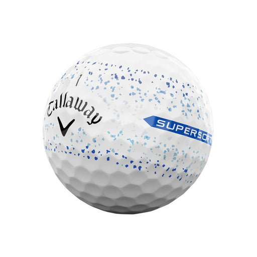 Callaway Supersoft Splatter 360 Blue Golf Balls - Callaway