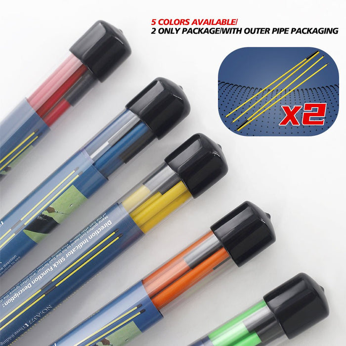 Coastal Golf Collapsible Alignment Sticks - Coastal Golf