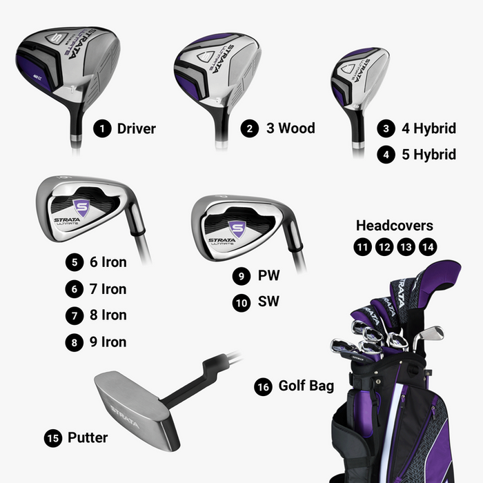 Callaway Women’s Strata Ultimate 16-Piece Complete Set