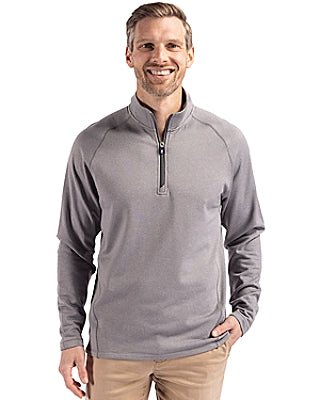 Cutter & Buck Mens Half Zip Fleece - Cutter & Buck