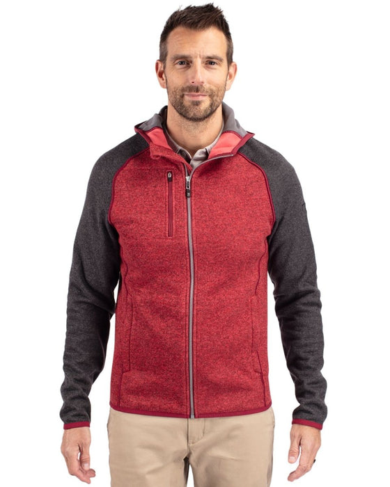 Cutter & Buck Men's Mainsail Full Zip Hooded Jacket - Cutter & Buck