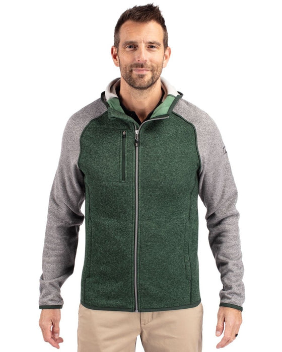 Cutter & Buck Men's Mainsail Full Zip Hooded Jacket - Cutter & Buck