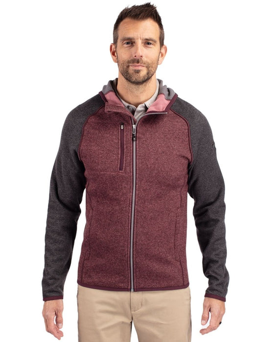 Cutter & Buck Men's Mainsail Full Zip Hooded Jacket - Cutter & Buck