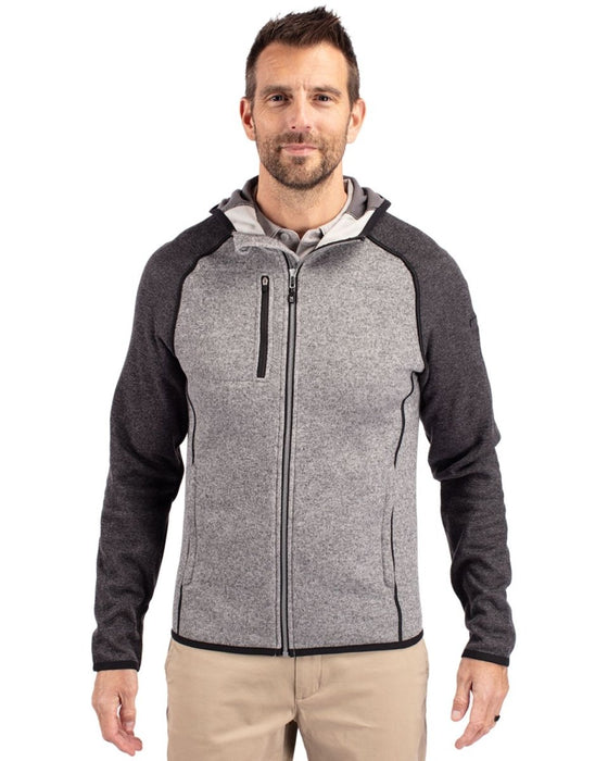 Cutter & Buck Men's Mainsail Full Zip Hooded Jacket - Cutter & Buck