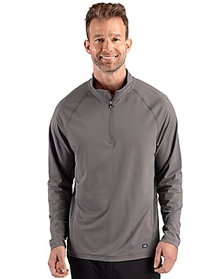 Cutter & Buck Prospect Recycled Featherlight Stretch Mens Quarter Zip - Cutter & Buck
