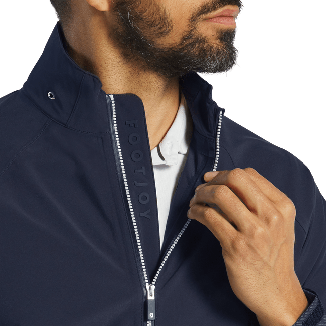 FootJoy HydroTour Rain Jacket - Navy (detail view)