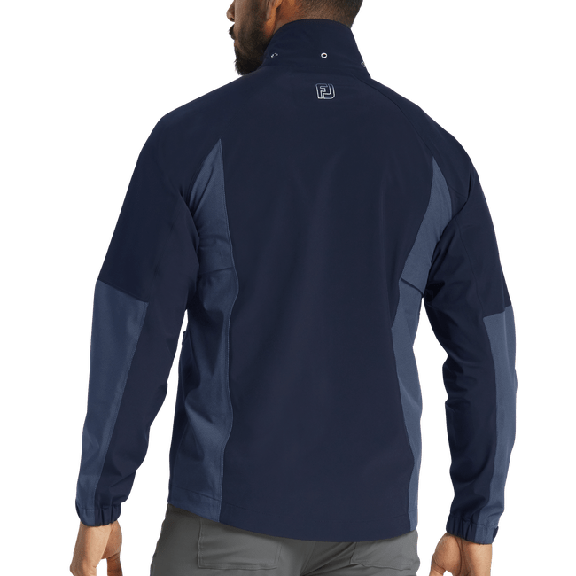 FootJoy HydroTour Rain Jacket - Navy (back view)