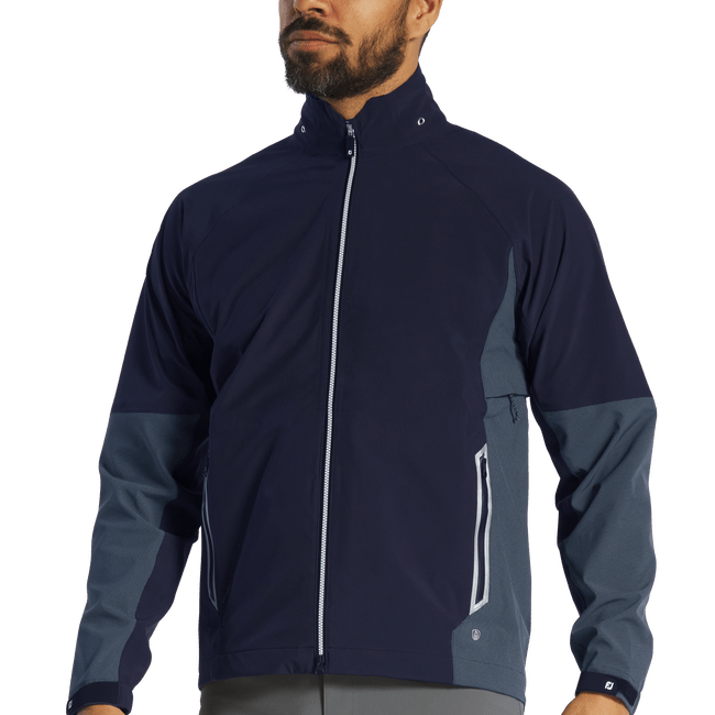 FootJoy HydroTour Rain Jacket - Navy (front view)