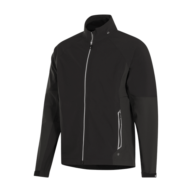 FootJoy HydroTour Rain Jacket - Black (product-only view)