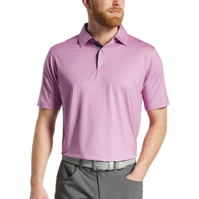 Footjoy Men's Leaf Lisle Polo - FootJoy