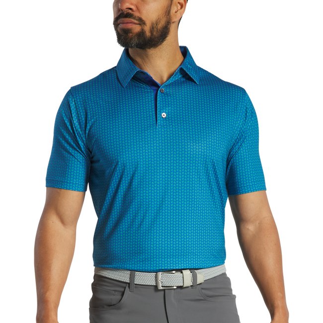 Footjoy Men's Leaf Lisle Polo Coastal Golf Canada