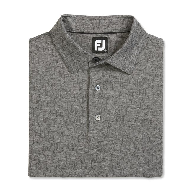 Footjoy Men's Scottish Town Lisle Polo - FootJoy