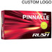 Pinnacle Rush Yellow Logo Golf Balls 15 Pack - Pinnacle