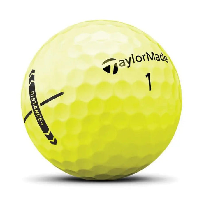 TaylorMade Distance + Yellow Personalized Golf Balls - TaylorMade