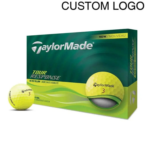 TaylorMade Tour Response Yellow Logo Golf Balls - TaylorMade