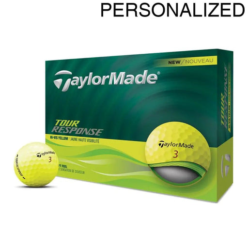 TaylorMade Tour Response Yellow Logo Golf Balls - TaylorMade