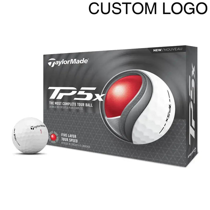 TaylorMade TP5x Logo Golf Balls - TaylorMade