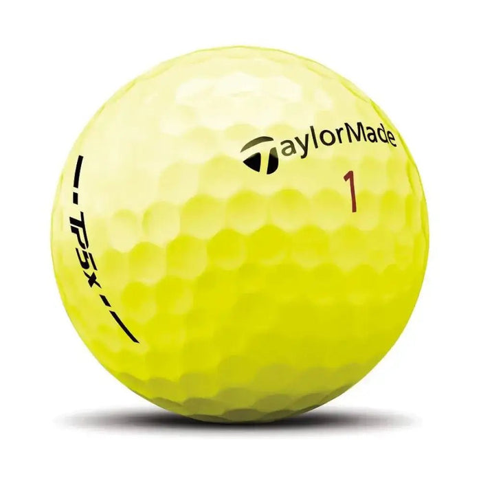 TaylorMade TP5x Yellow Logo Golf Balls - TaylorMade