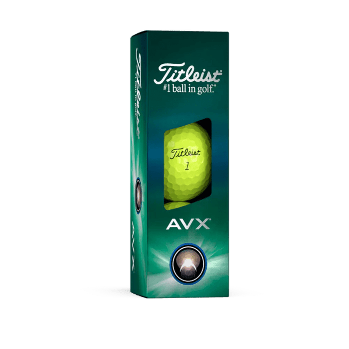 Titleist AVX Yellow Personalized Golf Balls - Titleist