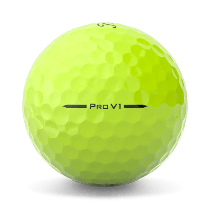 Titleist Pro V1 Yellow Logo Golf Balls 2025 - Titleist