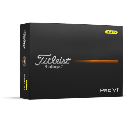 Titleist Pro V1 Yellow Logo Golf Balls 2025 - Titleist