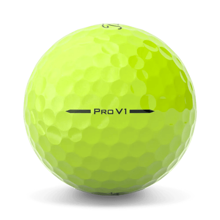 Titleist Pro V1 Yellow Personalized Golf Balls - Titleist