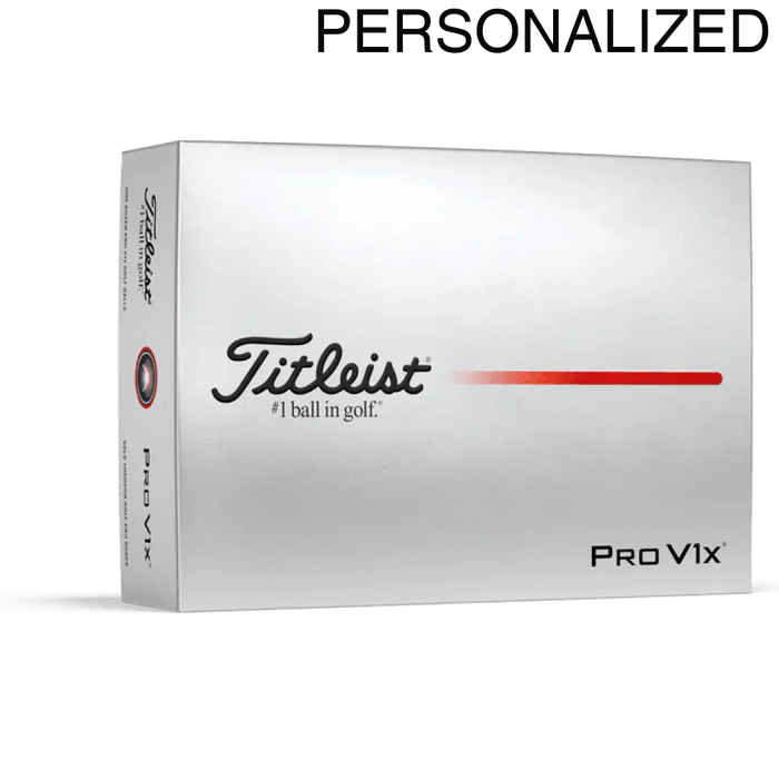 Titleist Pro V1x Personalized Golf Balls - Titleist