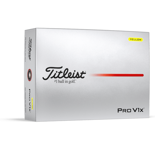 Titleist Pro V1x Yellow Logo Golf Balls 2025 - Titleist