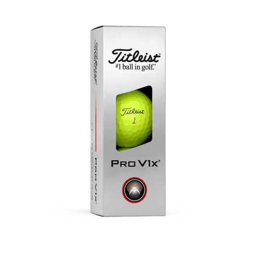 Titleist Pro V1x Yellow Logo Golf Balls 2025 - Titleist