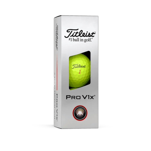 Titleist Pro V1x Yellow Personalized Golf Balls - Titleist