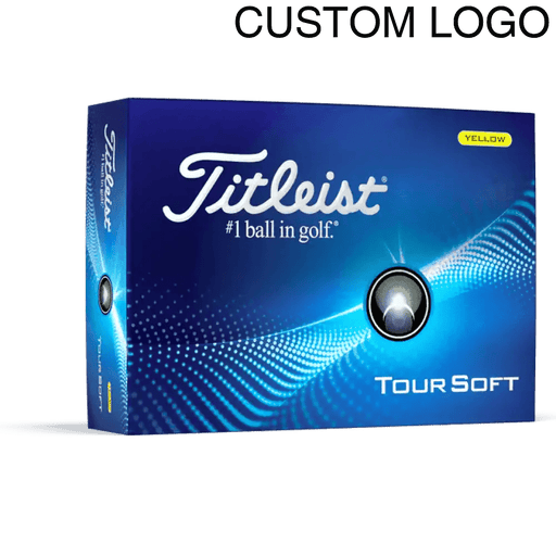 Titleist Tour Soft Yellow Logo Golf Balls 2025 - Titleist