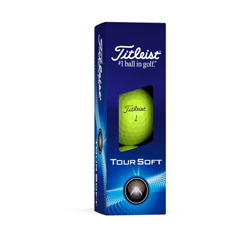 Titleist Tour Soft Yellow Logo Golf Balls 2025 - Titleist