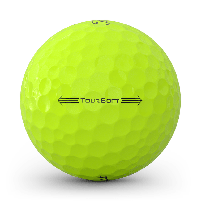 Titleist Tour Soft Yellow Personalized Golf Balls - Titleist