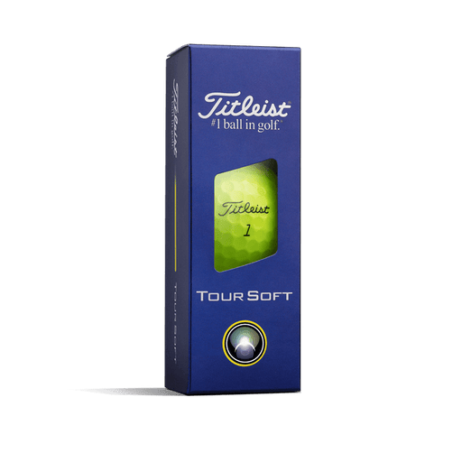 Titleist Tour Soft Yellow Personalized Golf Balls - Titleist